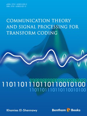 cover image of Communication Theory and Signal Processing for Transform Coding